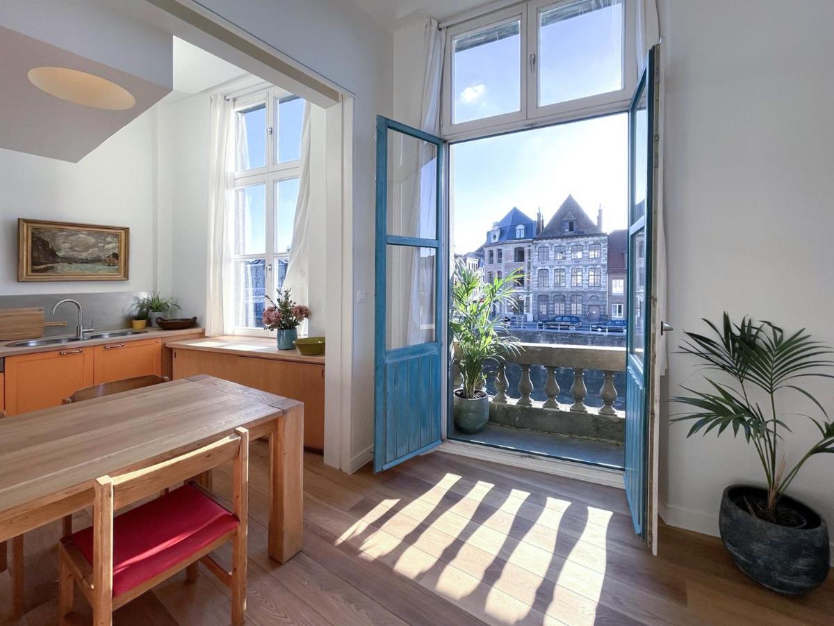 Appartement Spacieux & Calme Avec Vue Sur L'Escaut Tournai Exteriör bild